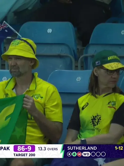 Sadia Iqbal - Wicket - Australia vs Pakistan