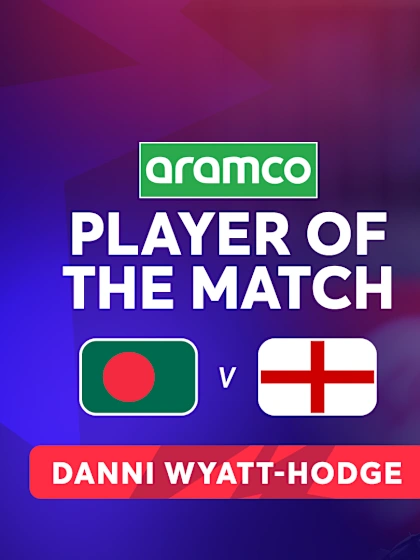 Logo of Danni Wyatt-Hodge shines in England's win | POTM Highlights | BAN v ENG | WT20WC 2024