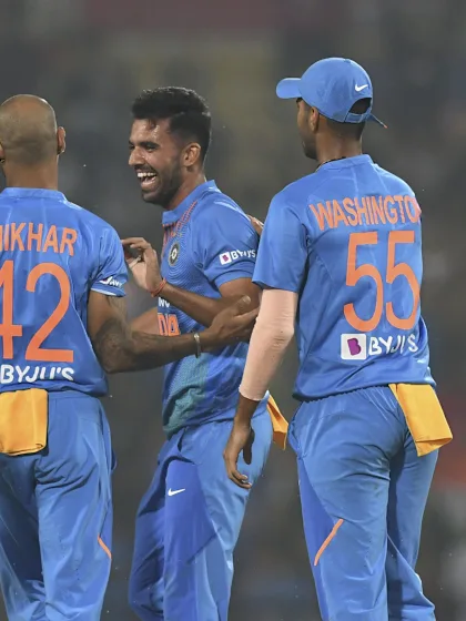 Chahar takes world-record 6/7 as India win series despite Naim brilliance
