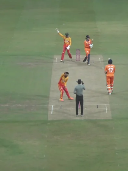 Scott Edwards - Wicket - Netherlands vs Zimbabwe