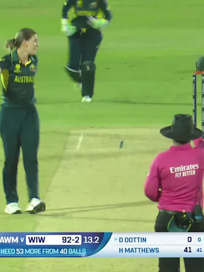 Logo of Deandra Dottin - Wicket - West Indies Women vs Australia Women