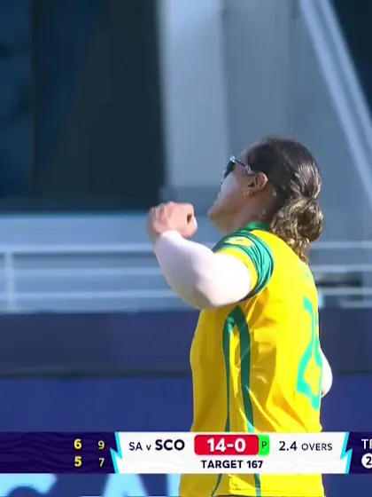 Logo of Sarah Bryce - Wicket - South Africa vs Scotland