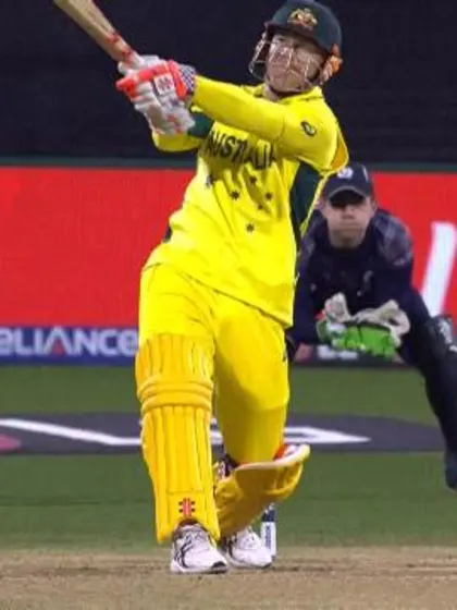 David Warner hits the biggest six of CWC15