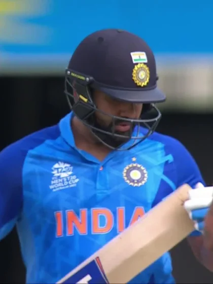 Wicket - Rohit Sharma - Australia v India ICC T20WC 2022