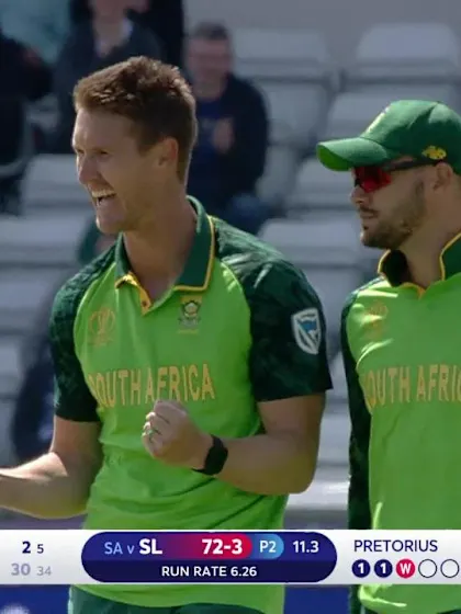 CWC19: SL v SA - Pretorius took 3/25 in his 10 overs