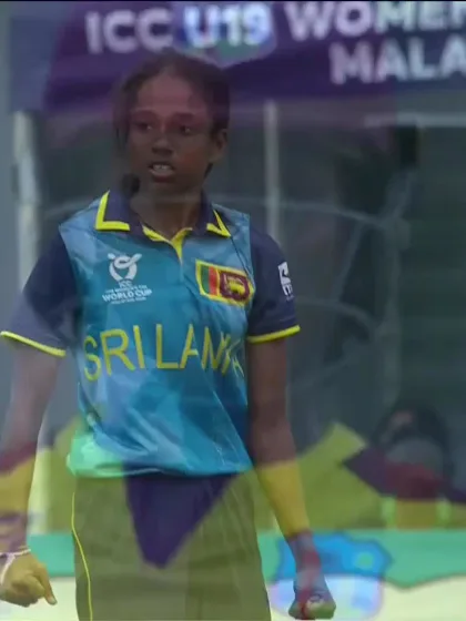 Logo of N Cumberbatch with a Batting vs Sri Lanka Women Under-19