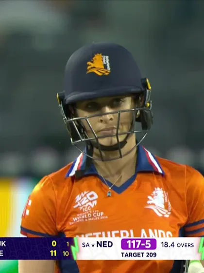 Frederique Overdijk - Wicket - South Africa vs Netherlands