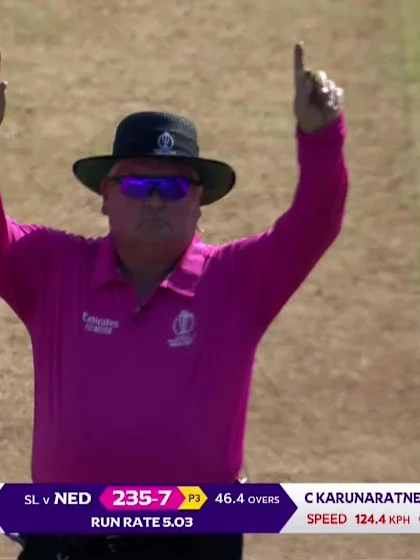 Logan van-Beek - Six - Netherlands vs Sri Lanka