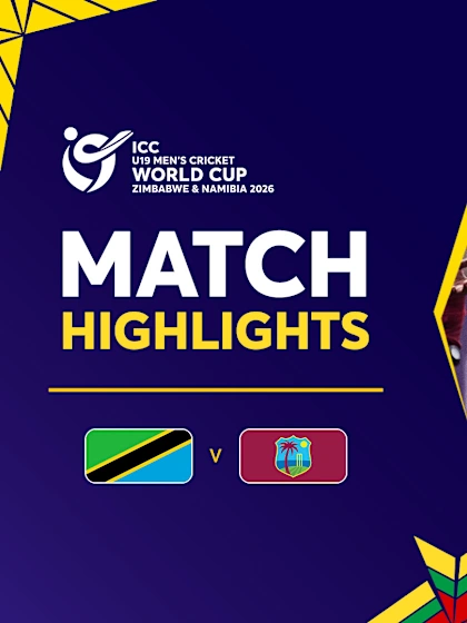 All-round brilliance helps West Indies overcome Tanzania | Match Highlights | U19 CWC 2026