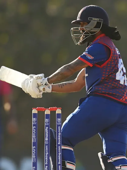 Logo of Vital knock from Dipendra Singh Airee steers Nepal to victory | CWC23 Qualifier