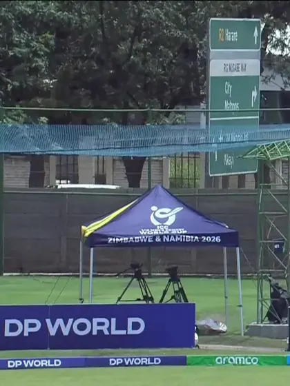 Nitish Sudini with a Six vs. New Zealand