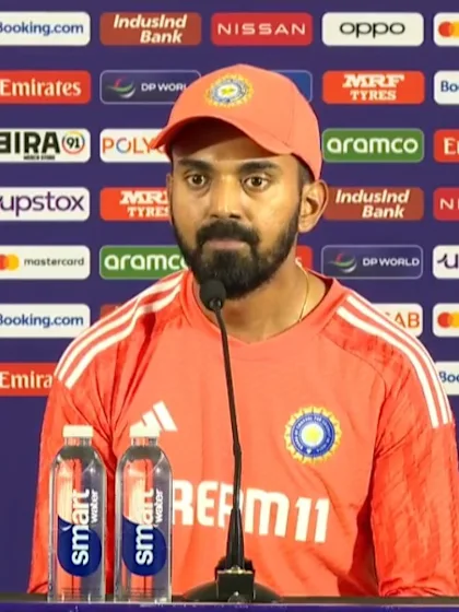28 October - Lucknow - India player KL Rahul pre-match press conference