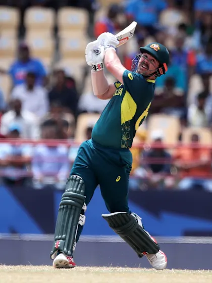 Logo of Travis Head launches Australia’s chase with big sixes | AUS v IND | T20WC 2024