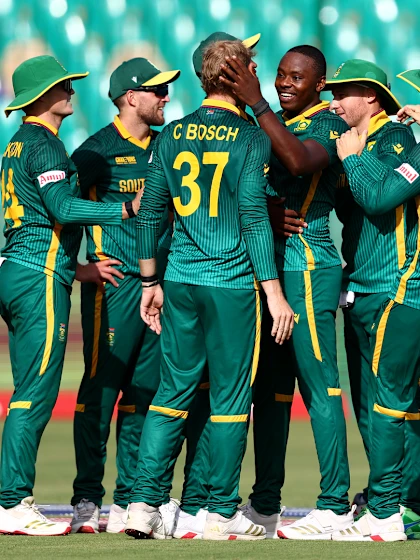 Logo of South Africa bowl England out for a modest score | Innings Highlights | Champions Trophy 2025