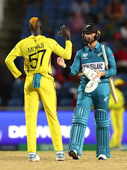 Logo of Clinical New Zealand cruise to victory over Uganda in Trinidad