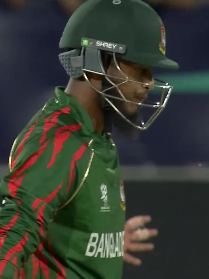 Logo of Rishad Hossain - Wicket - Sri Lanka vs Bangladesh