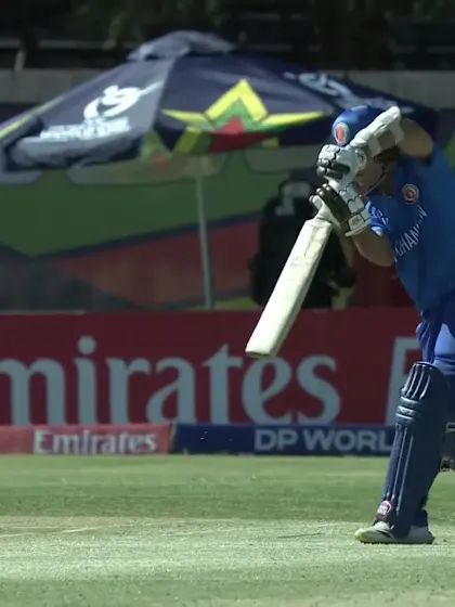 Osman Sadat with a Four vs. West Indies