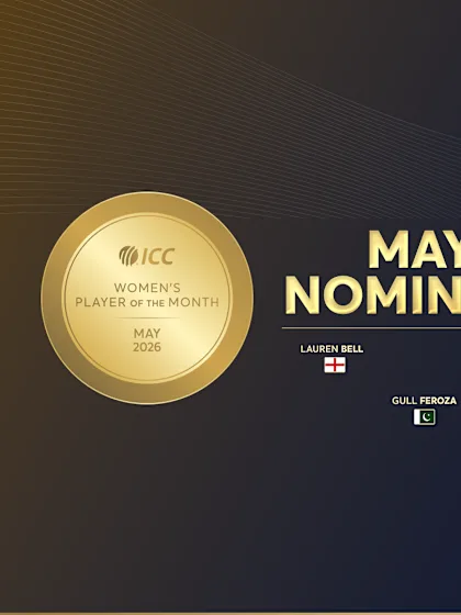 ICC Women's Player of the Month nominees for May announced