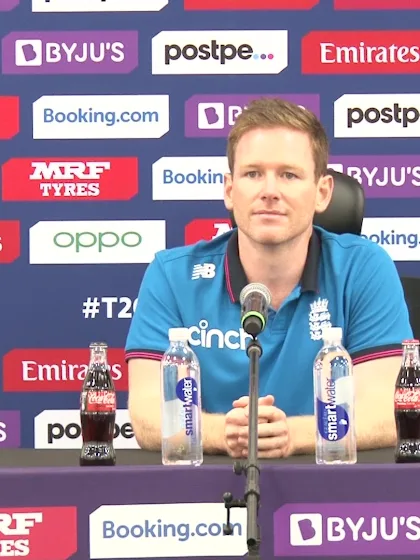 22 October - Dubai - England Captain Eoin Morgan pre-match press conference