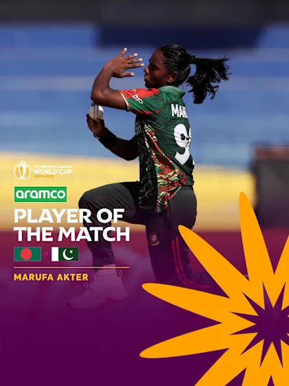 Akter's seam-bowling masterclass against Pakistan | Aramco POTM Highlights | CWC25