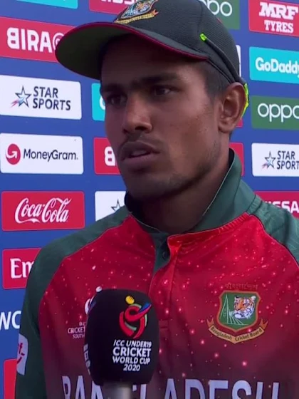 ICC U19 CWC: SA v BAN – Post-match presentation