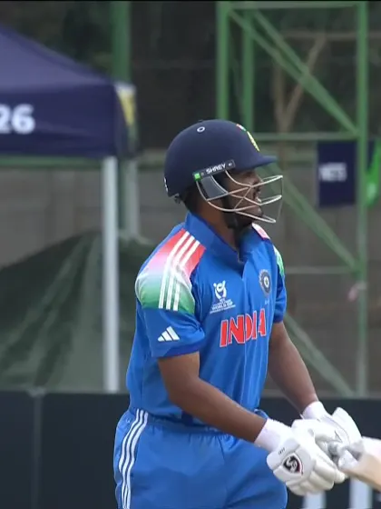 Ayush Mhatre with a Six vs. New Zealand