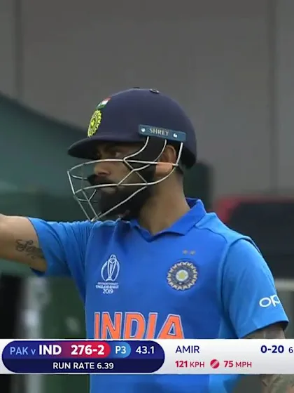 CWC19: IND v PAK - Kohli passes fifty