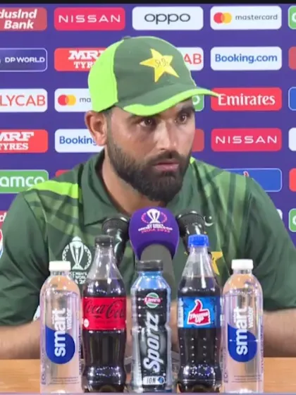 4 November - Bengaluru - Pakistan player Fakhar Zaman post-match press conference