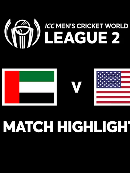 UAE v USA | Match Highlights | CWC League 2