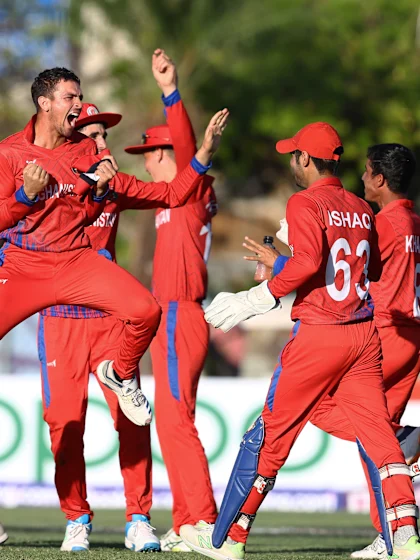 Afghanistan and England face off for a final spot