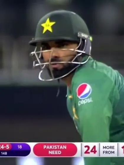 Four sixes in an over – Asif Ali does a Carlos Brathwaite