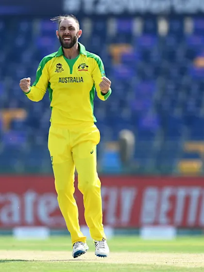 Glenn Maxwell strikes to remove the South Africa skipper