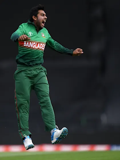 Logo of CWC19: SA v BAN - Mehedi bowls du Plessis