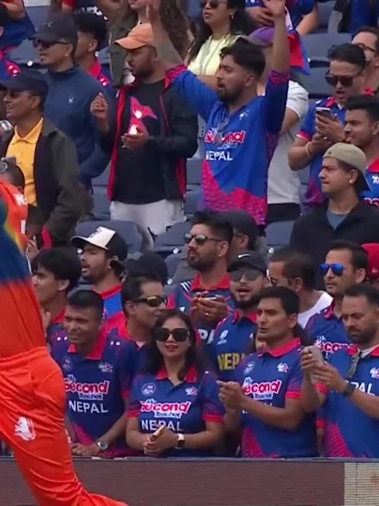 Logo of Aasif Sheikh - Wicket - Netherlands vs Nepal
