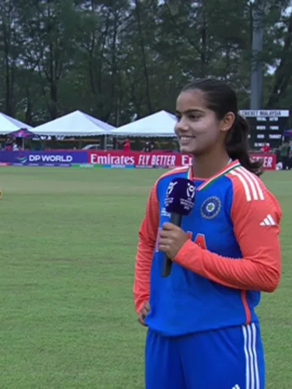 Vaishnavi Sharma India Post Match Interview : 31 January