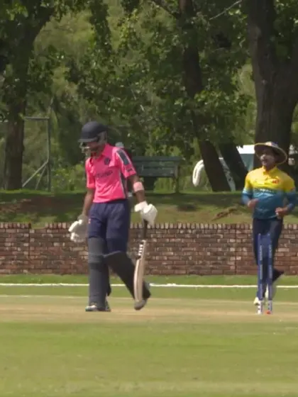 ICC U19 CWC: SL v SCO – Madushanka sends Uzzair Shah's off-stump flying