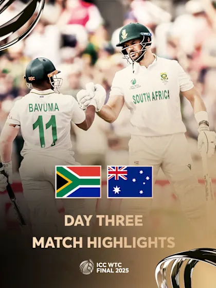 Logo of Markram, Bavuma guide SA within touching distance of glory | Day 3 Highlights | WTC25 Final