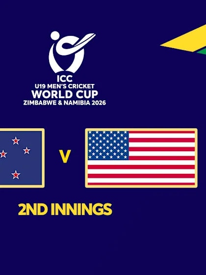 U19: New Zealand v USA (2nd Innings)