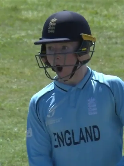 George Bell surprised by his own reverse sweep | ENG v CAN | ICC U19 Men’s CWC 2022