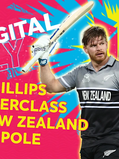 Logo of Phillips smashes ton as New Zealand crush Sri Lanka | Digital Daily: Episode 27 | T20WC 2022