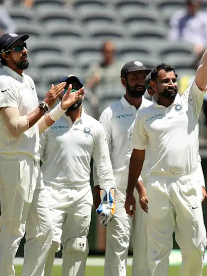 Shami, Jadeja launch India to series-opening 203-run win