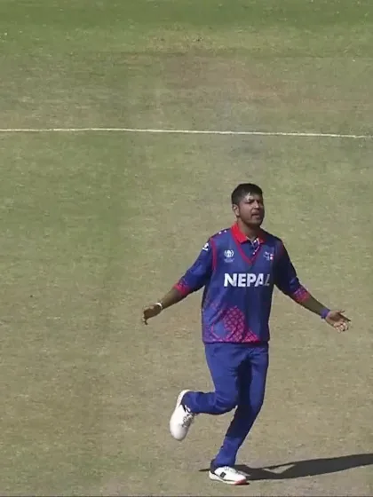 Logo of Rameez Shahzad - Wicket - Nepal vs UAE