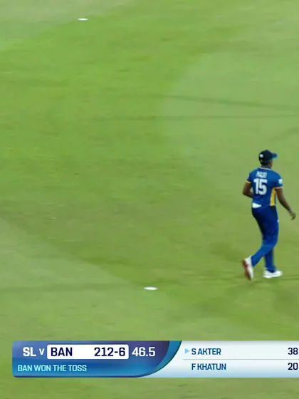 Sumaiya Akter - Wicket - Bangladesh Women vs Sri Lanka Women