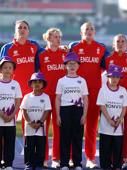 The England anthem rings out | Women's T20WC 2026