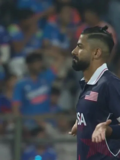 Abhishek Sharma - Wicket - India vs United States of America