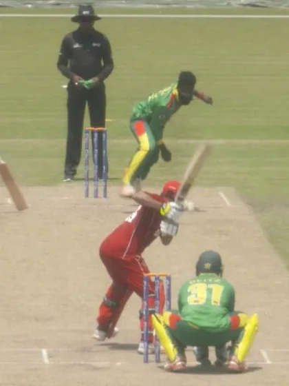 WCL 4 - Vanuatu pick four wickets in four balls against Denmark