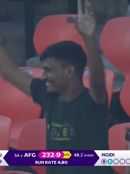 Azmat Omarzai - Six - South Africa vs Afghanistan