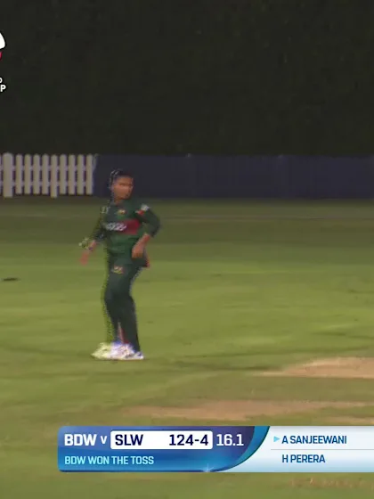 Logo of Anushka Sanjeewani - Wicket - Sri Lanka Women vs Bangladesh Women