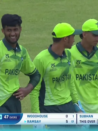 Ethan Ramsay - Wicket - Pakistan vs Scotland