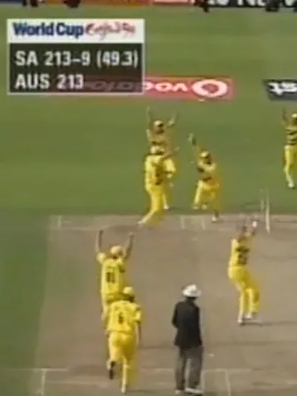 1999 CWC | Klusener-Donald run-out in the semi-final against Australia